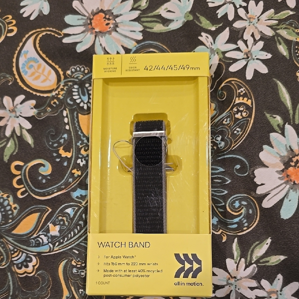 ❤️10/$20 All in Motion Black Watch Band for Apple Watch